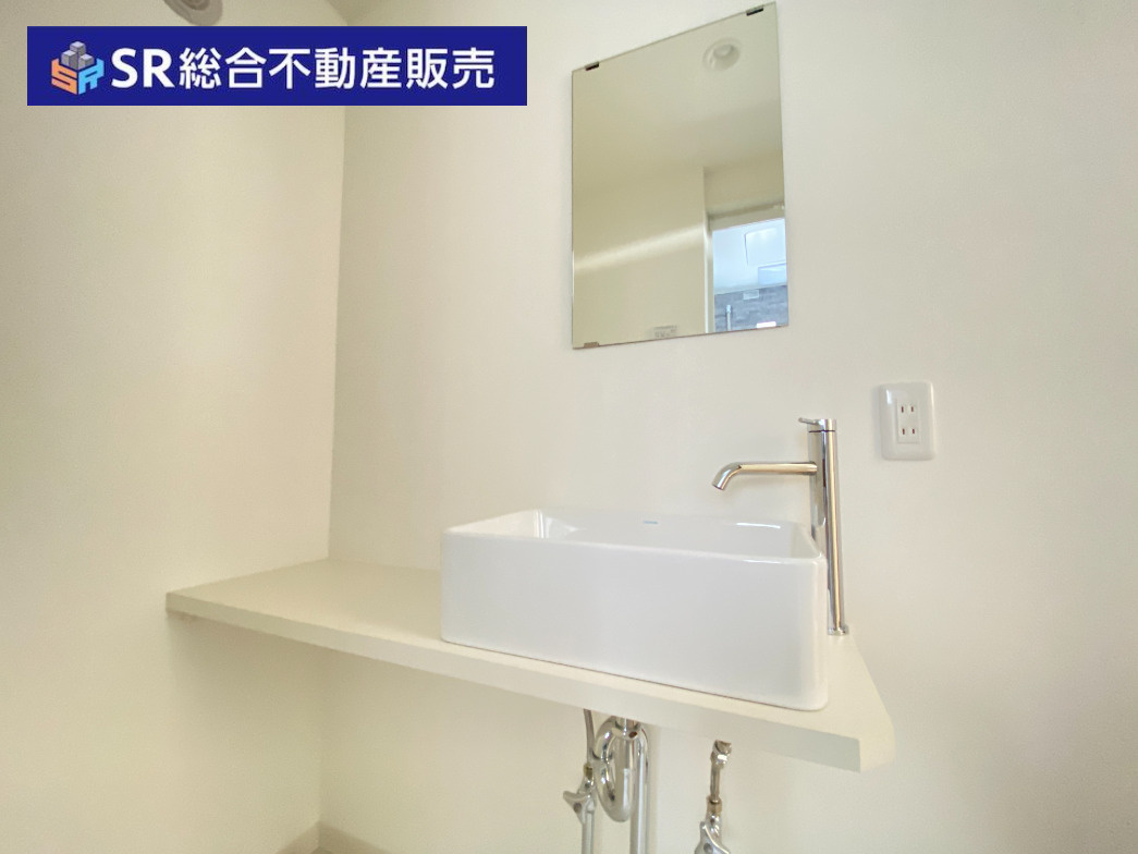 川田1丁目中古戸建の独立洗面台|シンプルで使いやすい洗面台です！