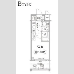 エスリード大阪ドームシティの間取り
