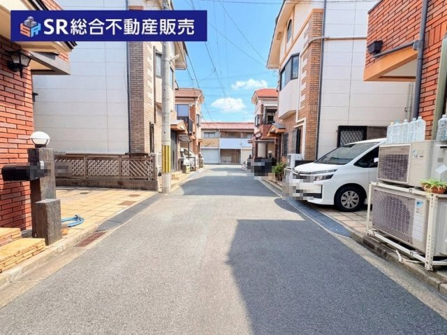 南上小阪中古戸建の前面道路含む現地写真|前面道路含む現地写真です