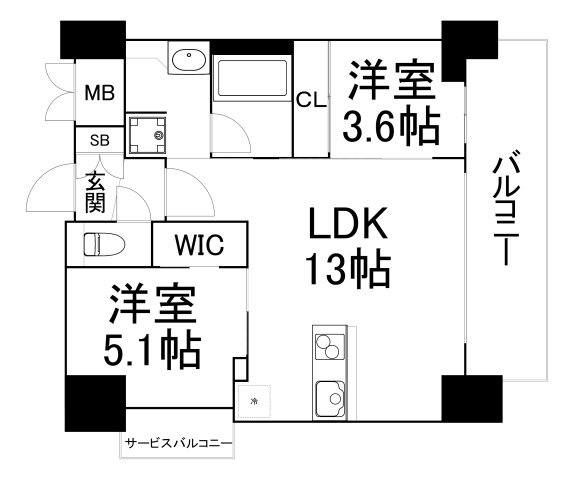 【間取り】 | ノルデンタワー南森町アドバンス