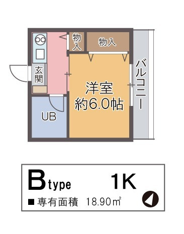 シャルムMITIの間取り