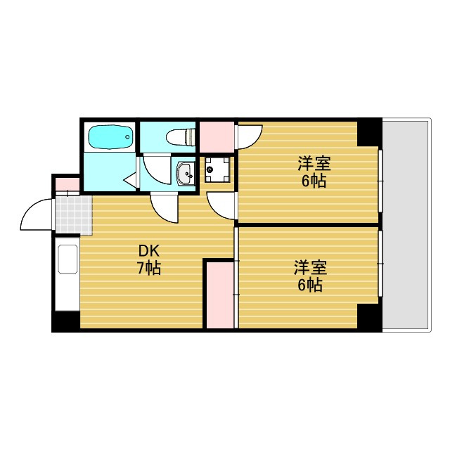 第12高光マンションの間取り