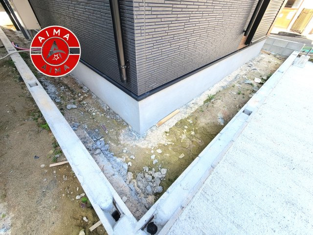 福岡市早良区有田6丁目第1-2棟（1号棟）の外観|お庭で自由な時間を過ごせます。