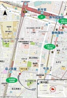 萩之茶屋ハイツの周辺