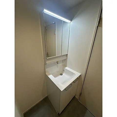 神戸市中央区中山手通７丁目の賃貸マンションの洗面所