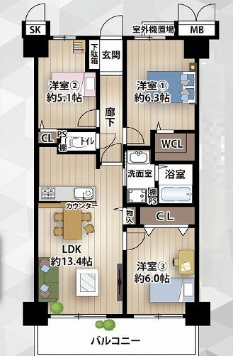 【間取り】
