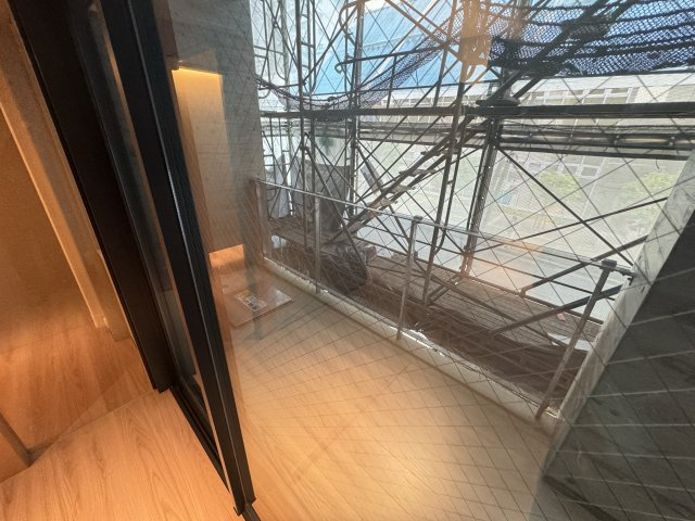 神戸市中央区磯上通４丁目の賃貸マンションのバルコニー