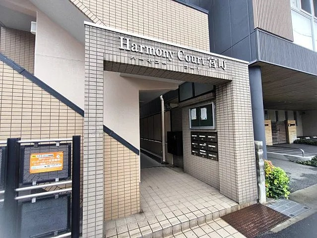 神戸市東灘区住吉宮町６丁目の賃貸マンションのエントランス
