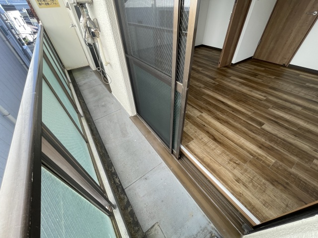 神戸市東灘区御影塚町２丁目の賃貸マンションのバルコニー