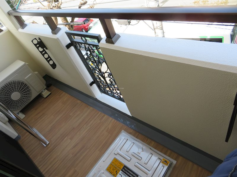 神戸市中央区坂口通５丁目の賃貸マンションのバルコニー