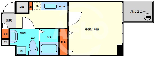 リンクス大阪城SOUTHレジデンスの間取り|リンクス大阪城SOUTHレジデンス　間取り