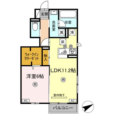 【間取り】 | サンローザⅡ