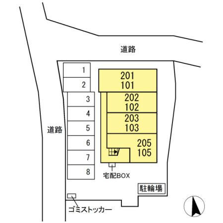 レアール・パレストの区画図