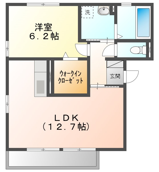 グランシャリオ高柳の間取り