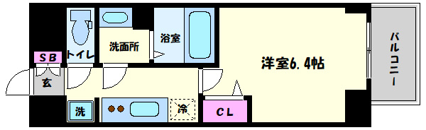 プレサンス南堀江スタイルズの間取り|プレサンス南堀江スタイルズ　間取り