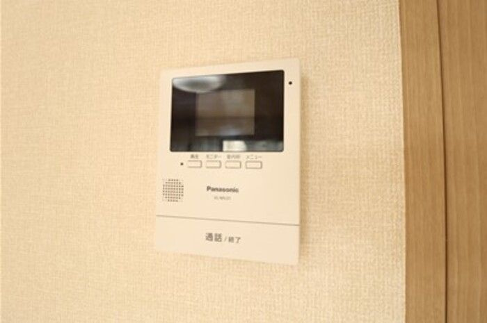 パークフラッツのセキュリティ|モニター付きインターホンです