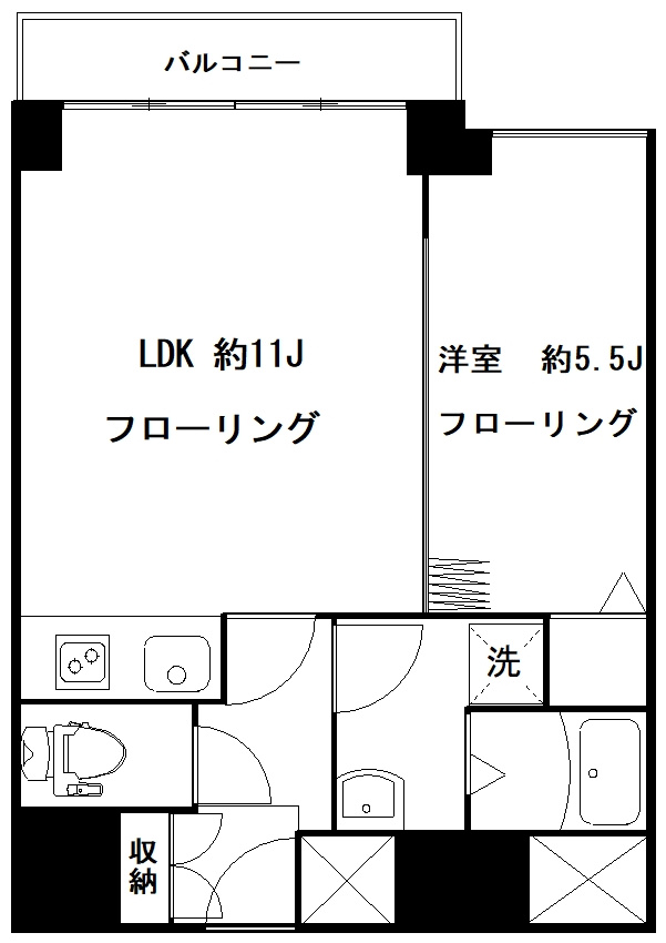 霞町・五番館の間取り