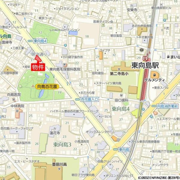 ＩＳＭ　ＨＩＧＡＳＨＩＭＵＫＯＪＩＭＡの地図