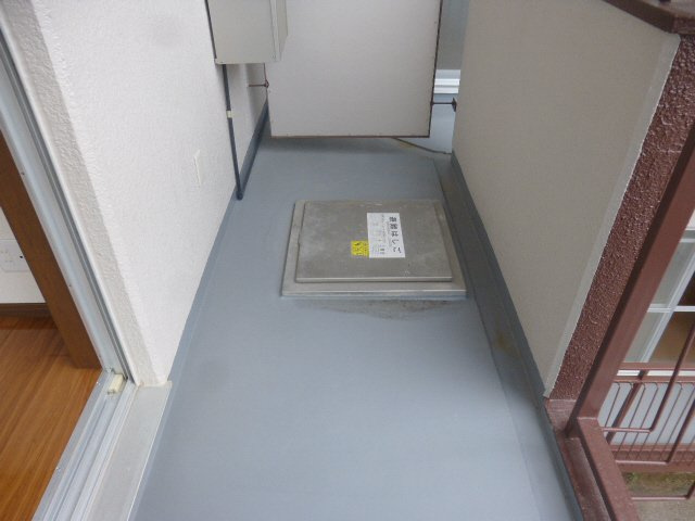 姫路市梅ケ枝町の賃貸マンションのバルコニー