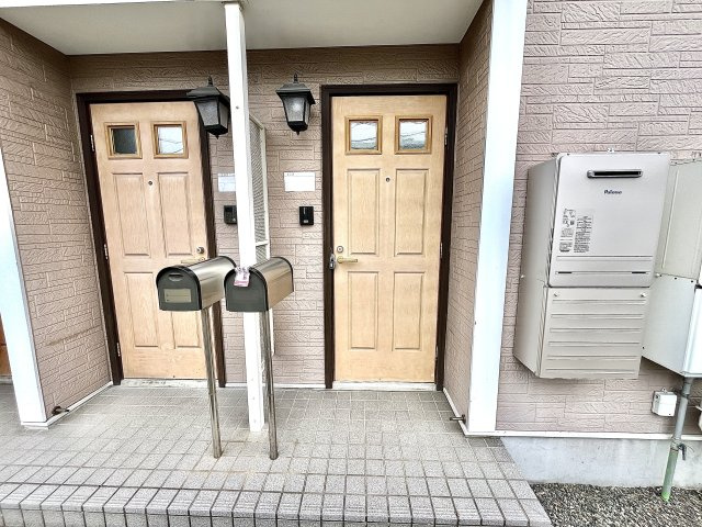 ラベンダーの玄関