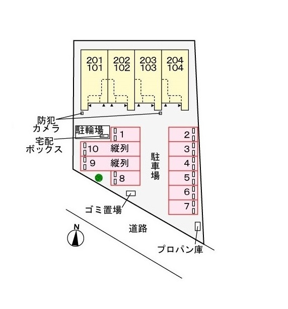 ＭＩＹＡＮＯＭＡＲＵ・東の区画図|駐車場