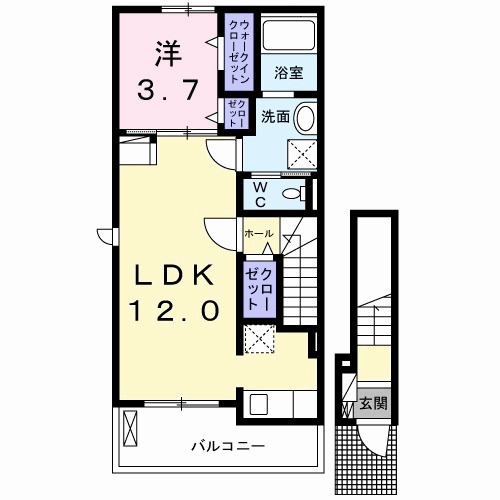 ＭＩＹＡＮＯＭＡＲＵ・東の間取り|間取図