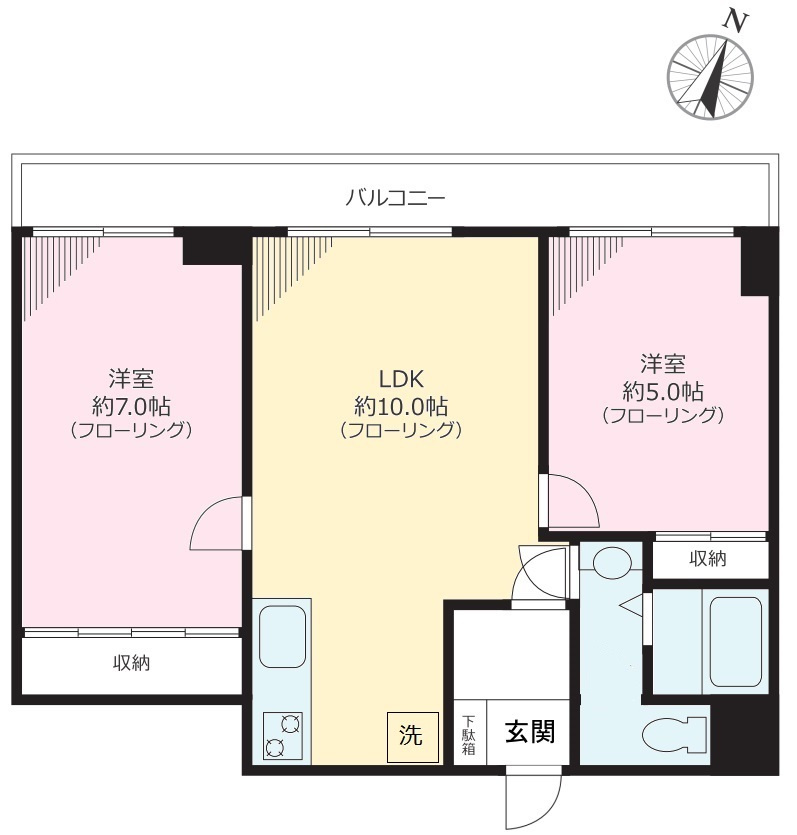 コーポ高木の間取り