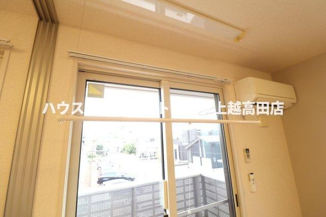 パンシオン中央の展望|室内物干し