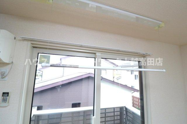 パンシオン中央の展望|室内物干し