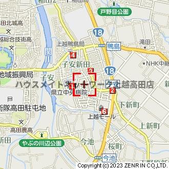 パンシオン中央の地図|位置図