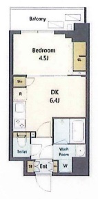 S-RESIDENCE新宿早稲田avelisの間取り