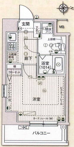 クレアシオン後楽園の間取り