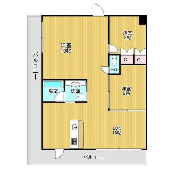 ルネセントエールの間取り