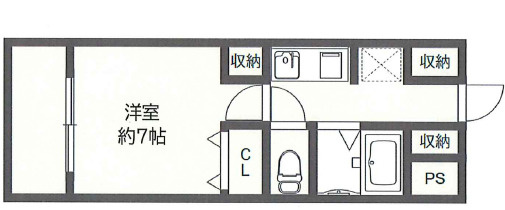 サウスガーデン南森町の間取り