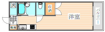 クレール今町の間取り|使いやすい間取りです。