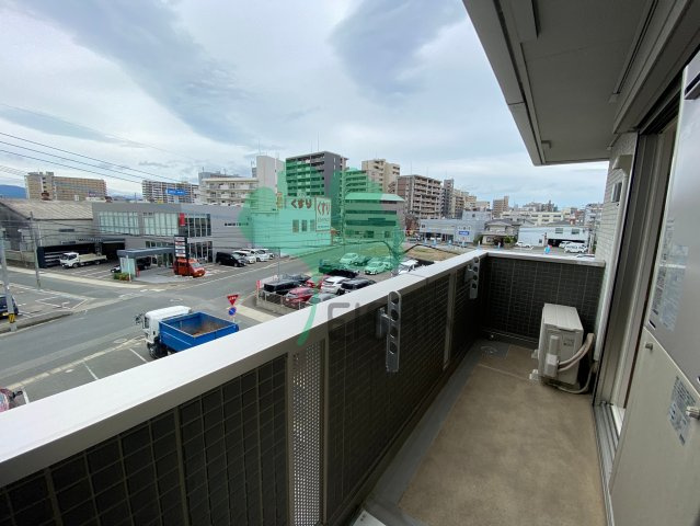 D-room博多駅南2番館(ディールーム博多駅南2番館)のバルコニー|日当たりの良いバルコニーです！