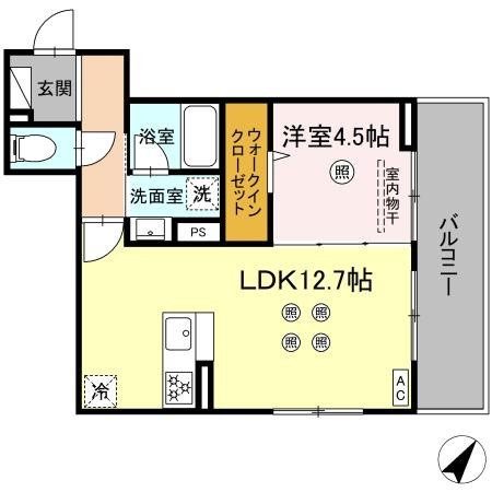 D-ROOM板付の間取り