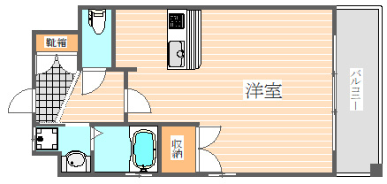 カーサアミータの間取り|使いやすい間取りです。