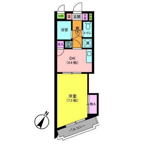 キトミ壱番館の間取り|使いやすい間取りです。