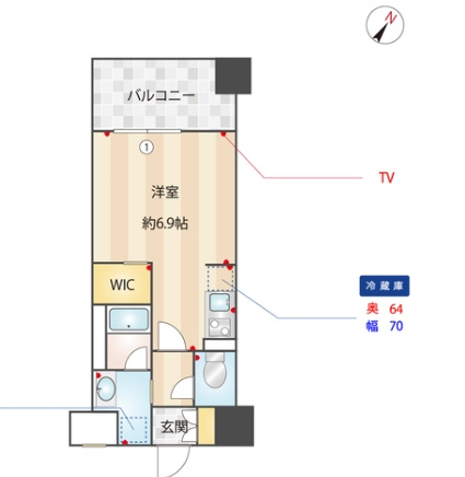 ファーメリー那珂の間取り|使いやすい間取りです。