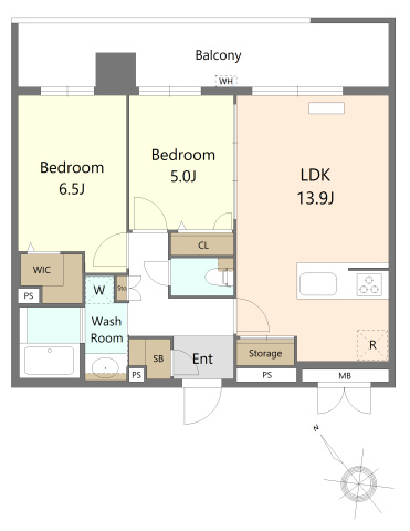 S-RESIDENCE博多駅東awesomeの間取り