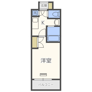 ジュネーゼ梅田北プラウディアの間取り|ジュネーゼ梅田北プラウディア　間取り