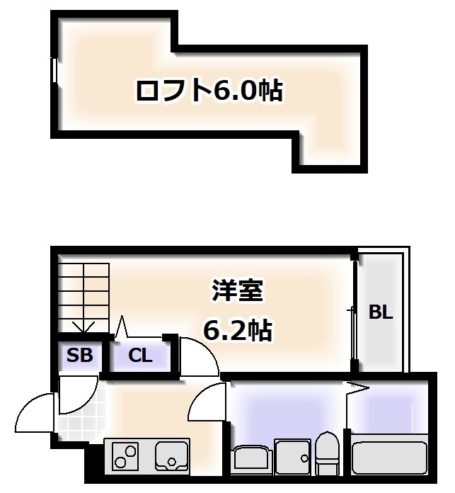 CHERRY BERRYの間取り