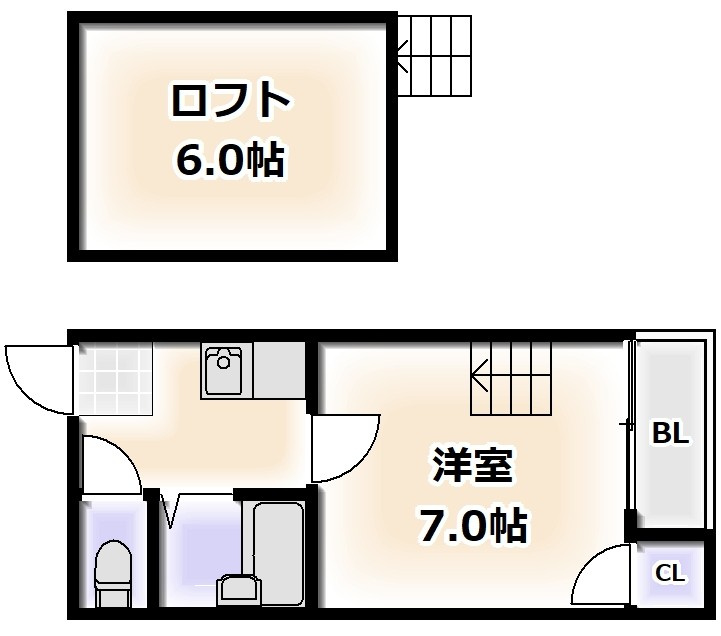 SKハイツ照ヶ丘の間取り