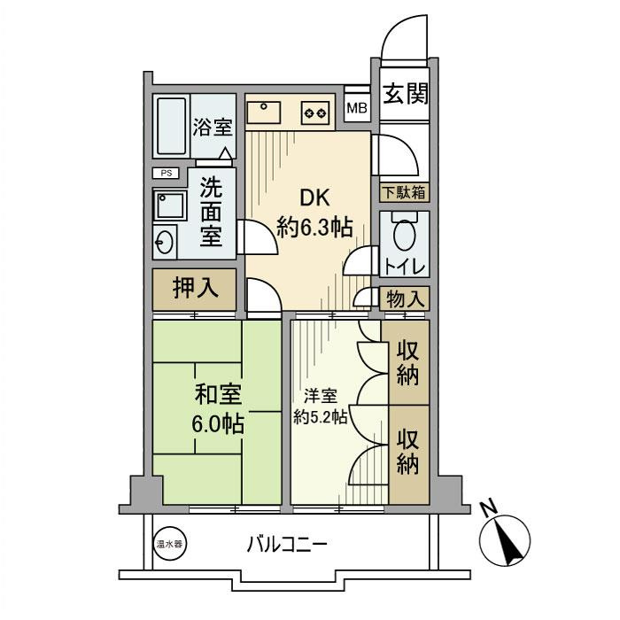 プロスペアー多摩中央公園の間取り