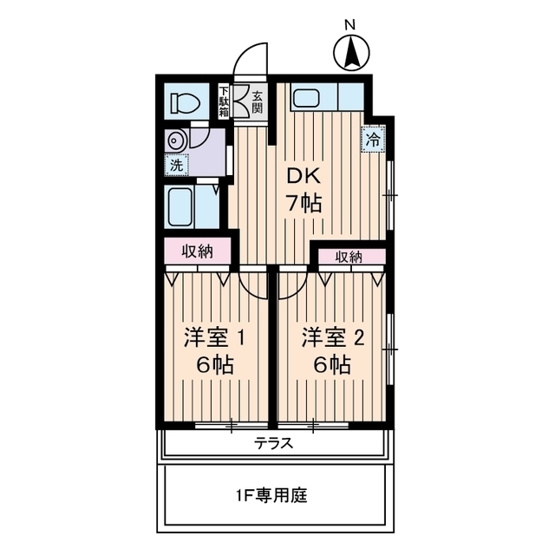 【間取り】 | マロンクラッセＥ棟