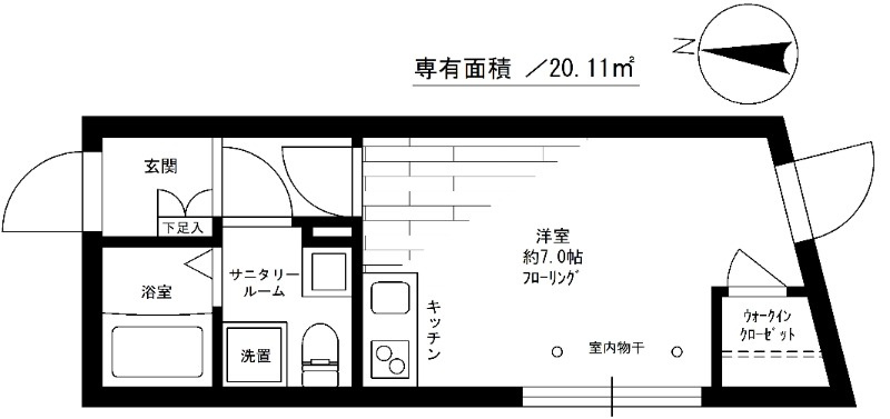 クラリア野方イーストの間取り