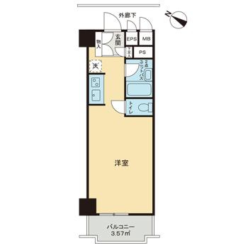 藤和新川コープの間取り