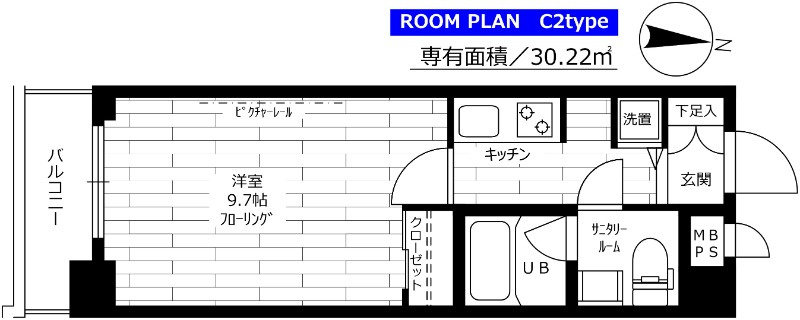 ステージファースト恵比寿二番館の間取り