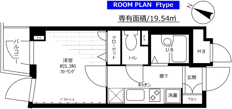 ステージファースト幡ヶ谷の間取り
